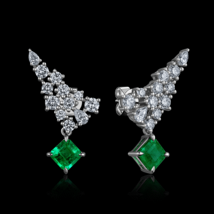 E27292W-EM-164671 18KW 4.34G 2EMZAM 1.28CT 20RD 1.09CT 4PD 0.24CT