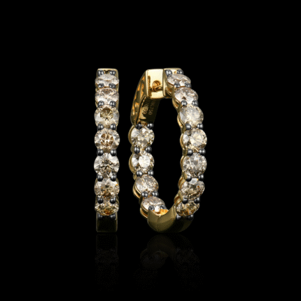 E28858Y-BRN-170872 18KY 7.5G 22BRN D 3.38CT