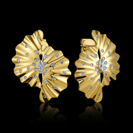 E29961YW-LG-183184 18KT 6.43G 2MD 0.11CT 48RD 0.21CT