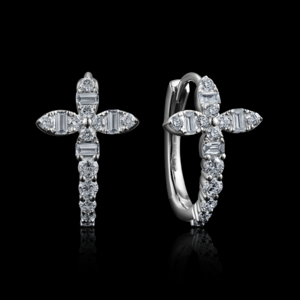 BKE101592W-158658 18KT 2.34G 8BD 0.1CT 24RD 0.34CT