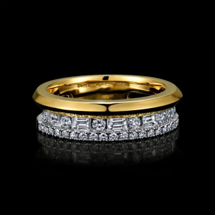 BKR100221YW-160381 18KT 5.9G 5BD 0.33CT 26RD 0.36CT