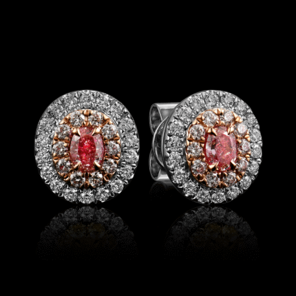 KIE24942RW-182735 18KT 2.77G 2CD 0.17CT 56RD 0.37CT