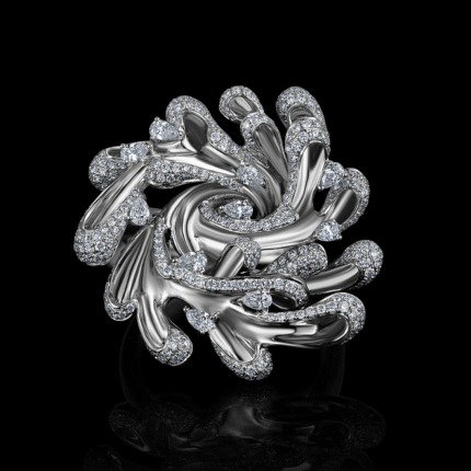KIR28890W-171655 18KT 13.26G 10PD 0.32CT 281RD 0.8CT