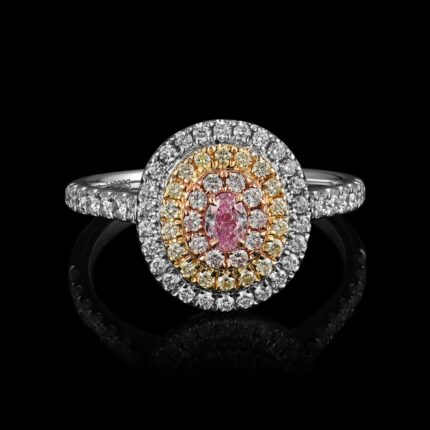 KIRP24964RYW-149384 18KT 4.0G 1CD 0.11CT 18YD 0.12CT 53RD 0.48CT